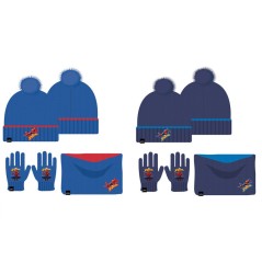 Conjunto gorro guantes braga cuello Spiderman Marvel infantil