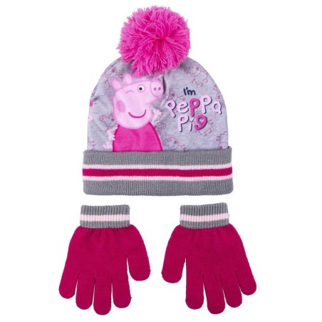 Set gorro y guantes Peppa Pig