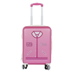 Maleta trolley ABS Varsity Barbie 4r 55cm