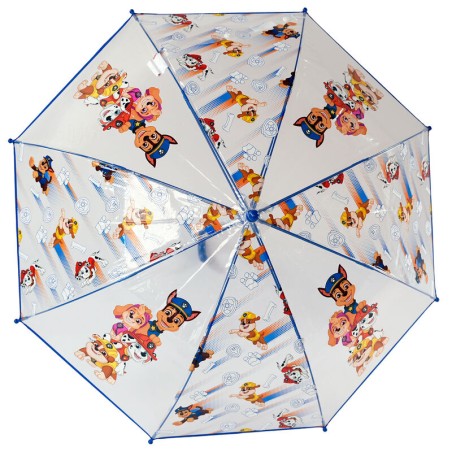 Paraguas manual transparente Patrulla Canina Paw Patrol 48cm