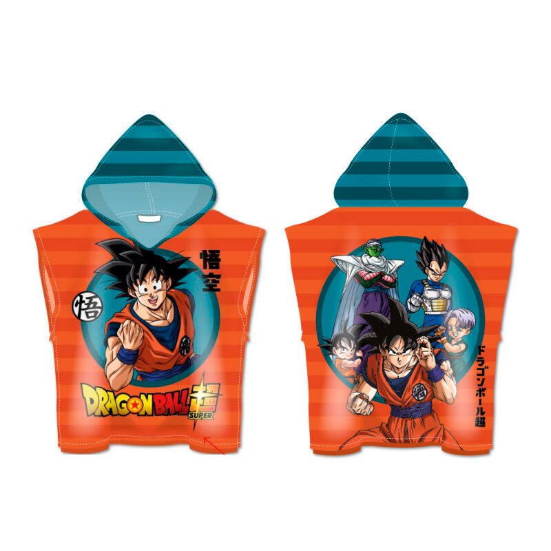 Poncho toalla Dragon Ball Super microfibra