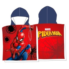 Poncho toalla Spiderman Marvel microfibra