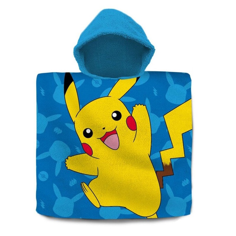 Poncho toalla Pokemon algodon