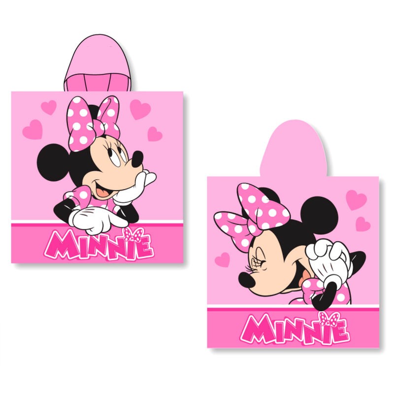 Poncho toalla Minnie Disney algodon