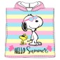 Poncho toalla Snoopy microfibra