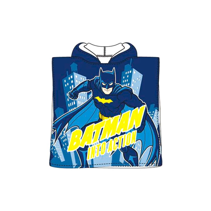 Poncho toalla Batman DC Comics microfibra