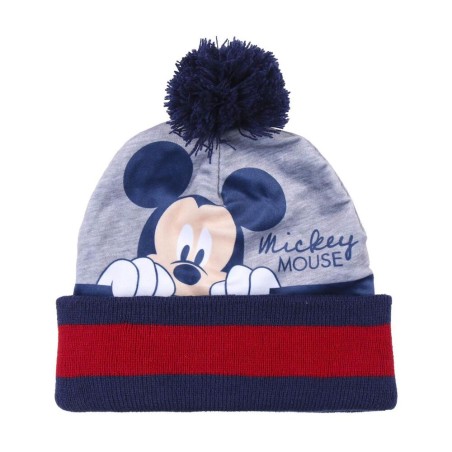 Conjunto Infantil gorro guantes braga cuello Mickey Disney