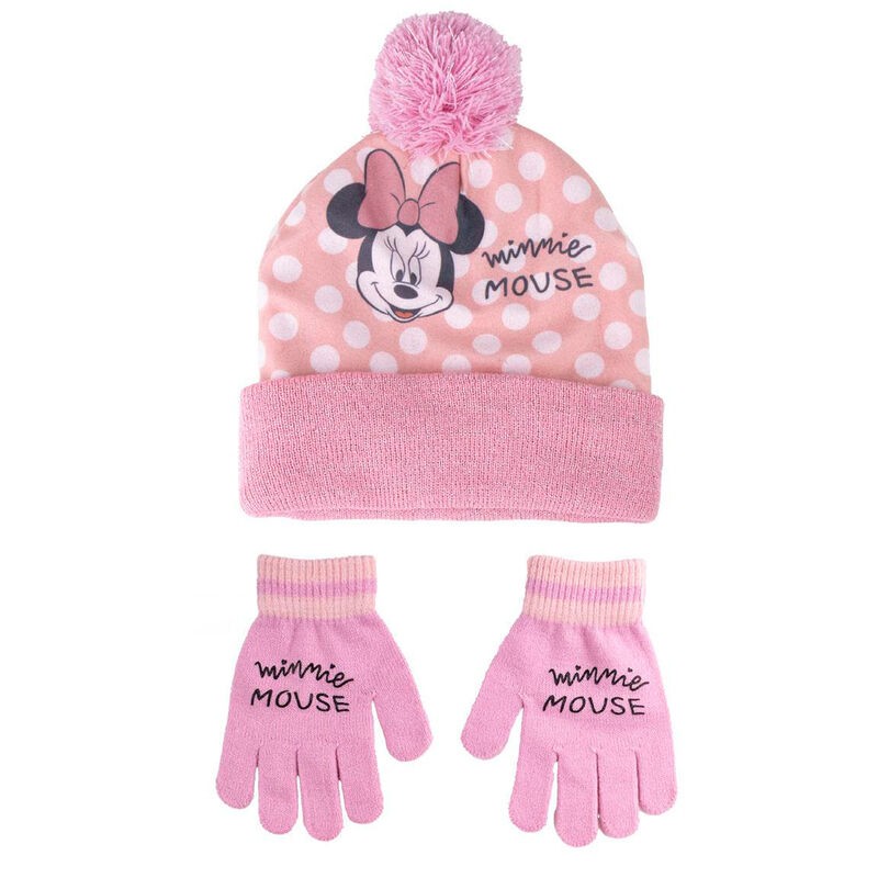 Set gorro y guantes Minnie Disney