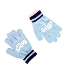 Conjunto infantil gorro guantes Bluey