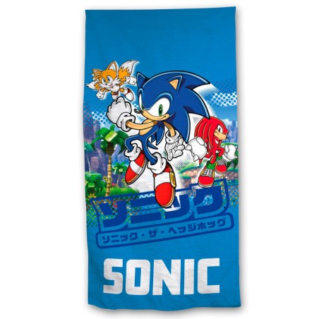 Toalla Sonic The Hedgehog microfibra