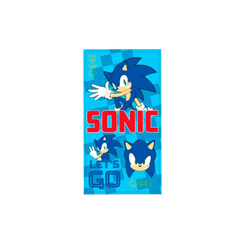 Toalla Sonic the Hedgehog microfibra