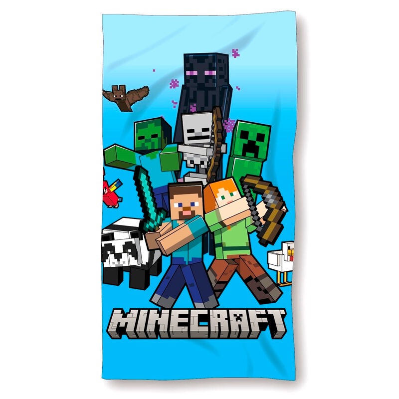 Toalla Minecraft microfibra