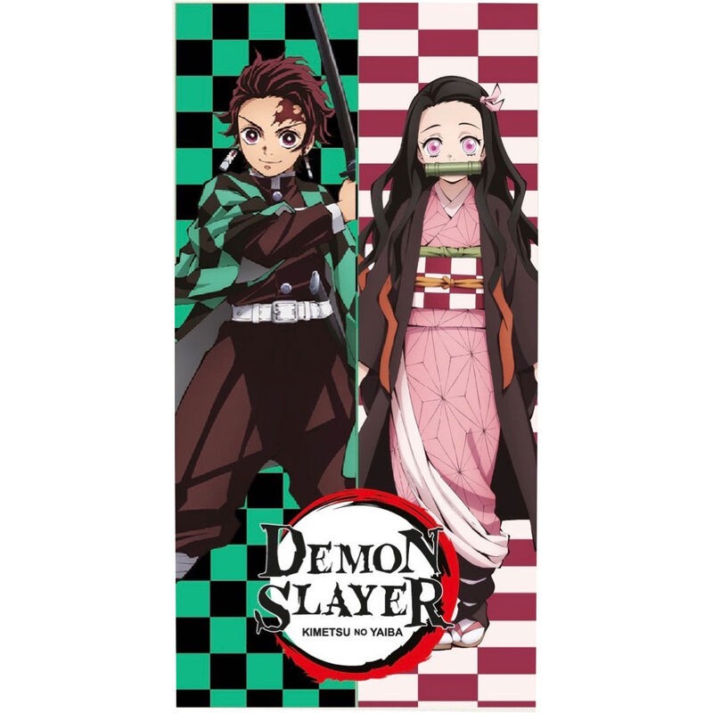 Toalla Demon Slayer Kimetsu no Yaiba microfibra