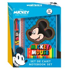 Set libreta + boligrafo Mickey Disney