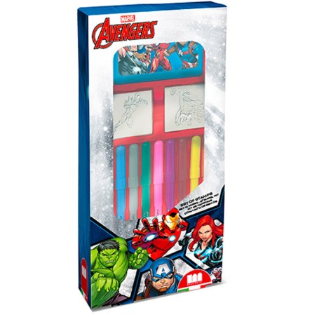 Blister papeleria Los Vengadores Avengers Marvel 13pzs