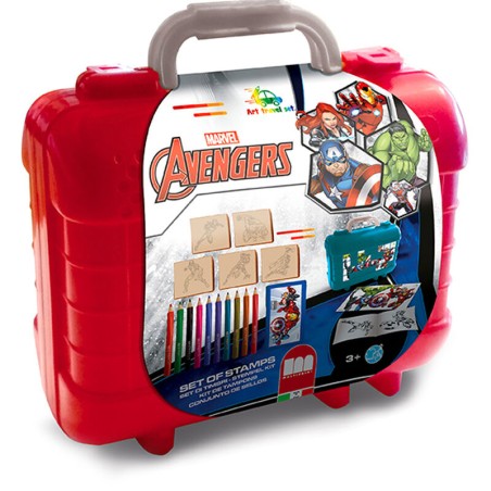 Maletin papeleria Los Vengadores Avengers Marvel 19pzs