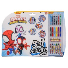 Set actividades 5 en 1 Spiderman Marvel