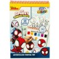 Libro acuarelas Spiderman Marvel