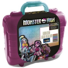 Maletin papeleria Monster High 19pzs