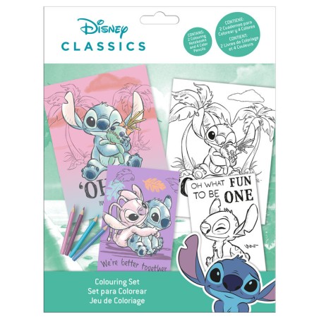 Set colorear Stitch Disney