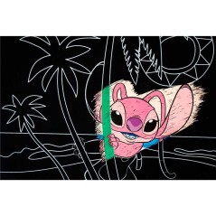 Set papeleria Scratch Art Stitch Disney