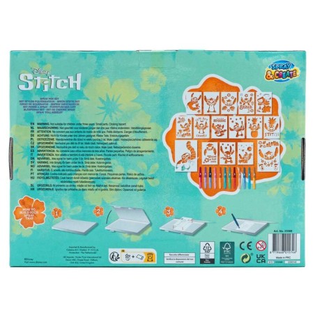 Set aerografo Stitch Disney