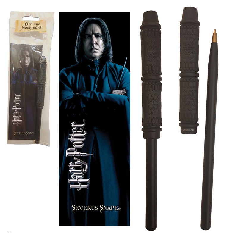 Varita boligrafo y marcapaginas Snape Harry Potter