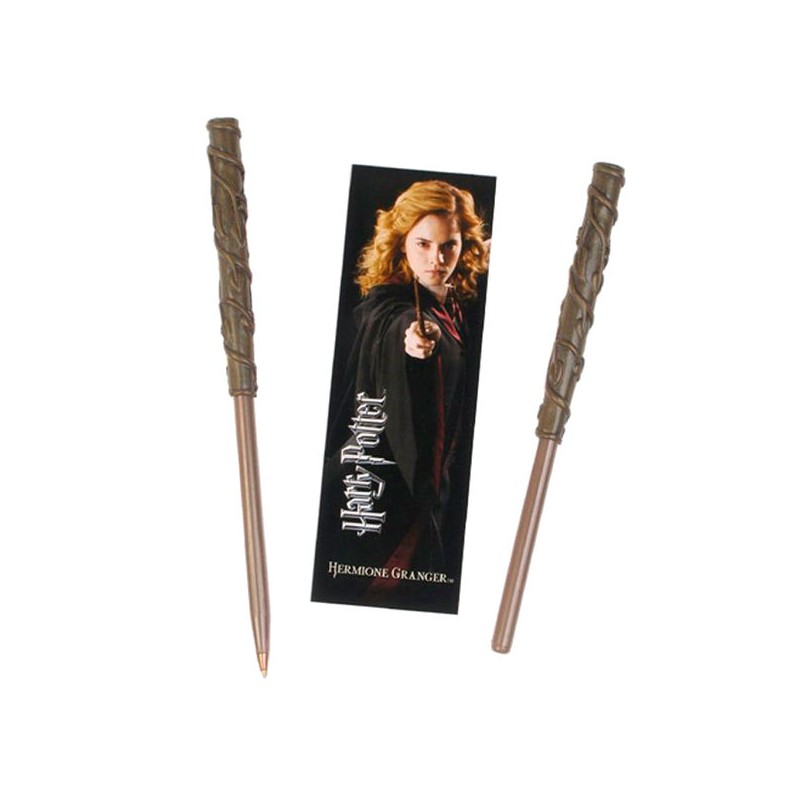 Varita boligrafo y marcapaginas Hermione Granger Harry Potter