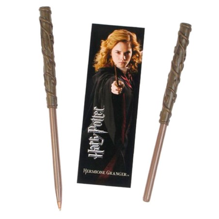 Varita boligrafo y marcapaginas Hermione Granger Harry Potter