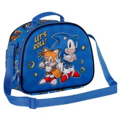 Bolsa portameriendas 3D Lets Roll Sonic The Hedgehog