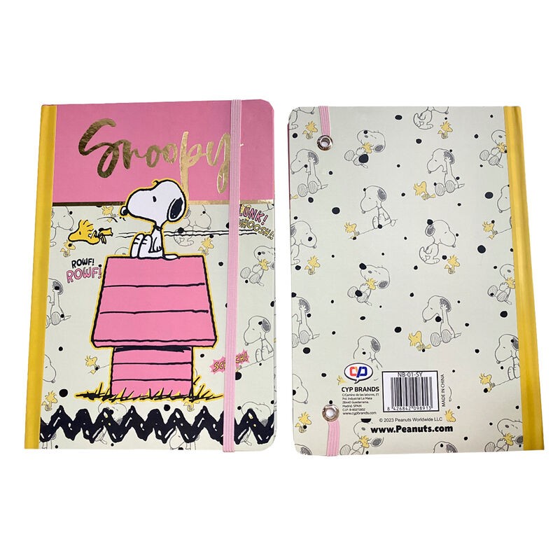 Libreta A5 Casita Snoopy