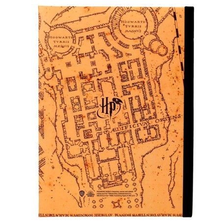 Cuaderno A5 Mapa del Merodeador Harry Potter