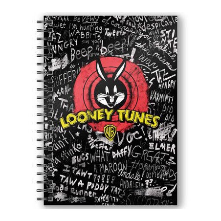 Cuaderno A5 3D Bugs Bunny Looney Tunes