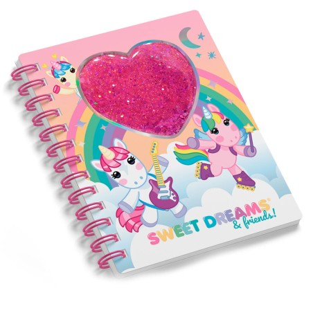 Cuaderno con purpurina Sweet Dreams