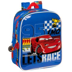 Mochila Race Ready Cars Disney 27cm adaptable