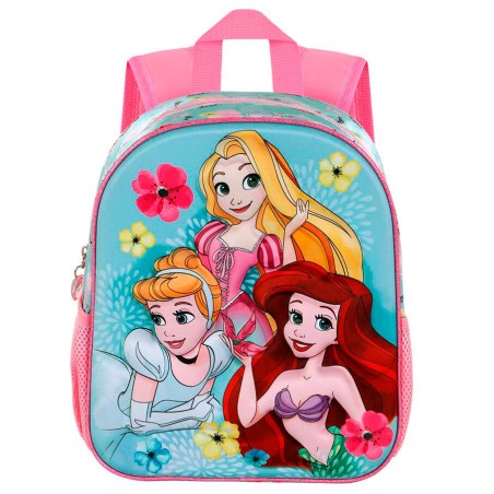 Mochila 3D Adorable Princesas Disney 31cm