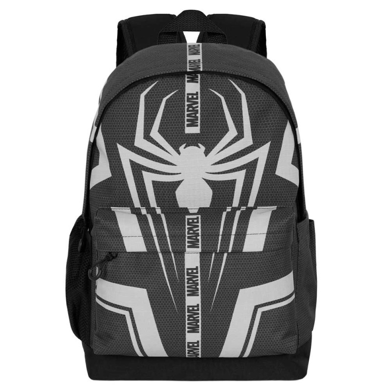 Mochila Plus Town Spiderman Marvel 43cm adaptable