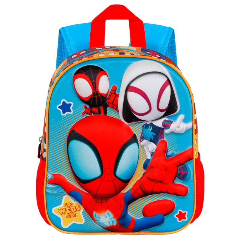 Mochila 3D Three Spidey Marvel 31cm