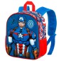 Mochila 3D First Capitan America Marvel 31cm