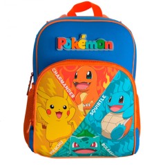 Mochila 3D Starters Pokemon 30cm