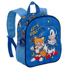 Mochila 3D Lets Roll Sonic The Hedgehog 31cm