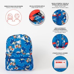 Mochila Sonic the Hedgehog 33cm