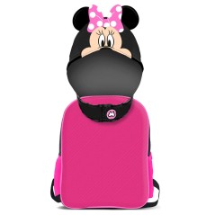 Mochila capucha Minnie Disney 31cm