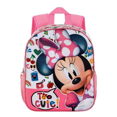 Mochila 3D Too Cute Minnie Disney 31cm