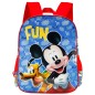 Mochila Fun Mickey Disney adaptable 39cm