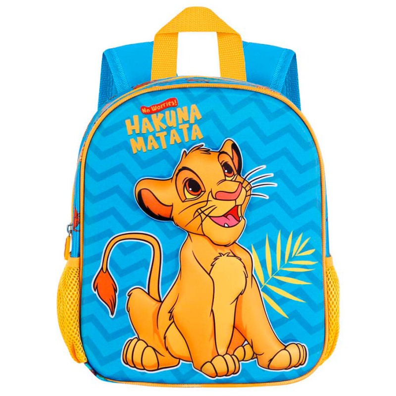 Mochila 3D Hakuna El Rey Leon Disney 31cm