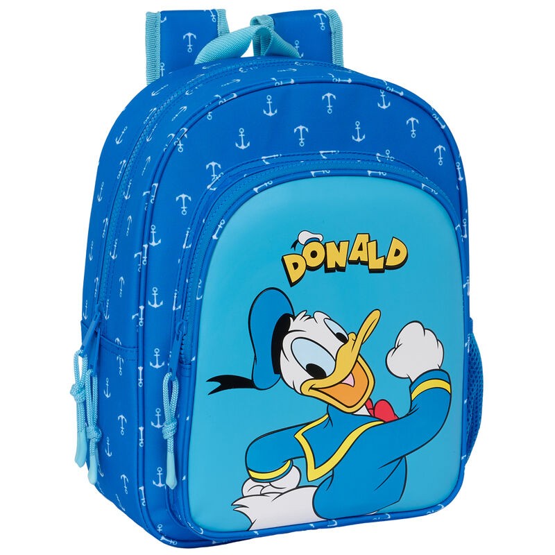 Mochila Pato Donald Disney 34cm adaptable