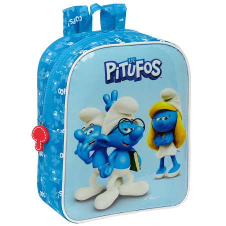 Mochila Pitufos 27cm adaptable