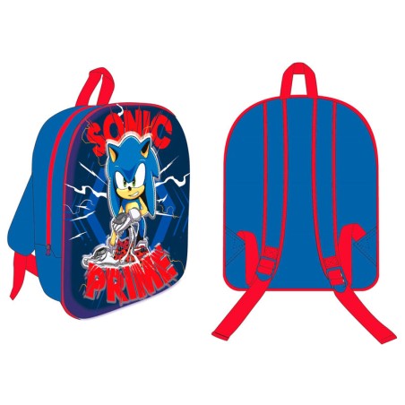 Mochila 3D Sonic the Hedgehog 30cm