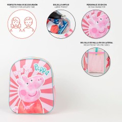 Mochila 3D Peppa Pig 31cm